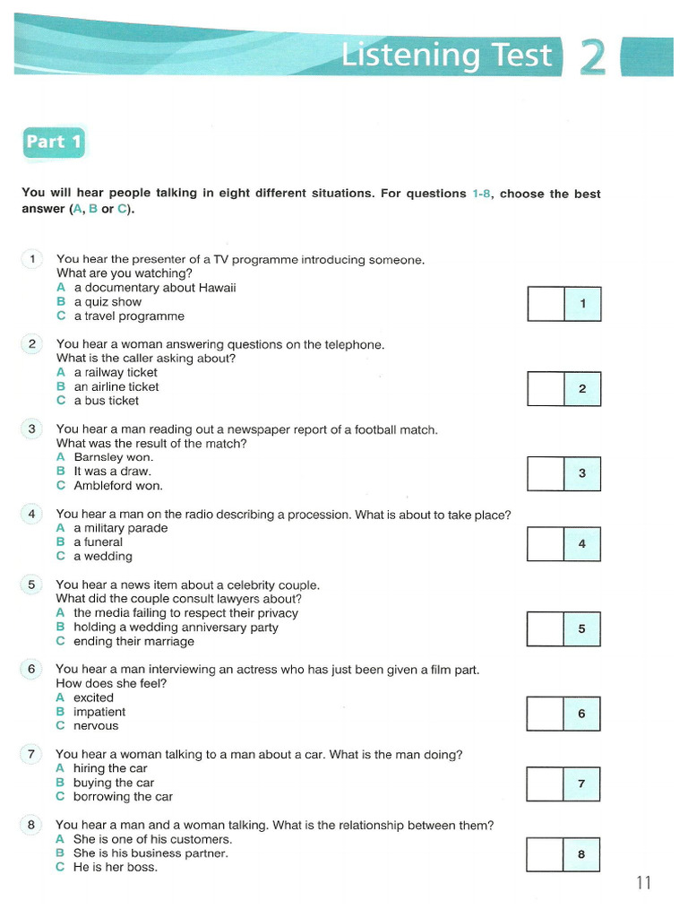 FCE Listening and Speaking Skills 2 SB | PDF