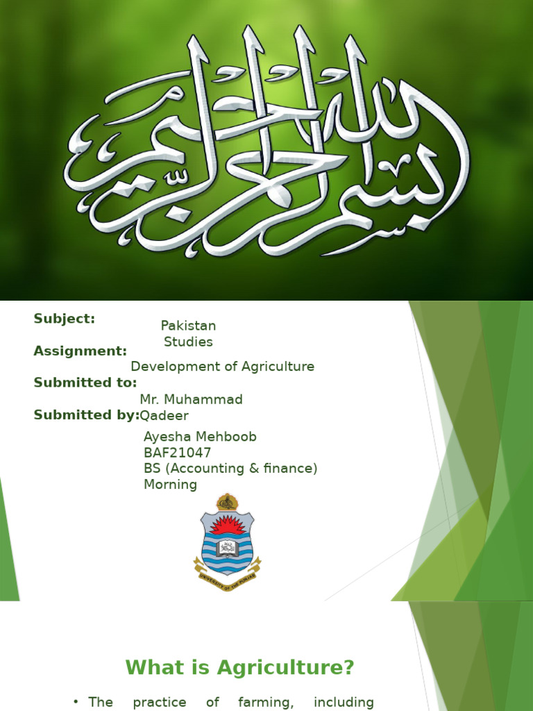 Development of Agriculture | PDF | Agriculture | Economic Growth