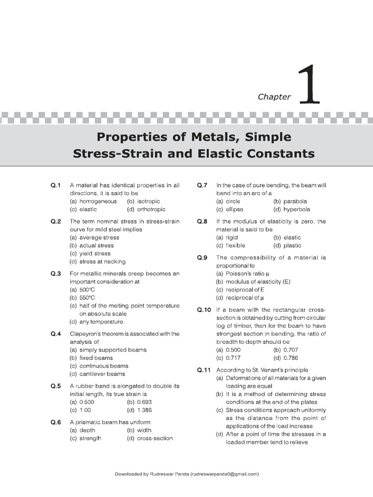 Gate Ese Som 36 Questions | PDF