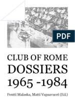Club of Rome DOSSIERS 1965-1984