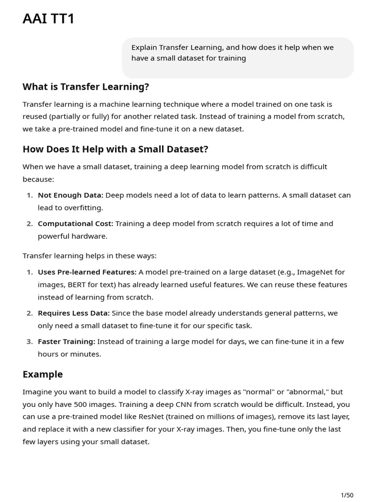 Transfer Learning for Small Datasets | PDF | Bayesian Network ...