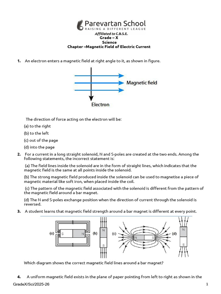 Magnetic Field Lines Around Bar Magnets | PDF | Magnetic Field | Magnet