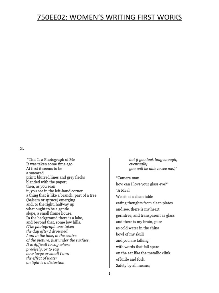 750ee02 Womens Writing The First Three Works | PDF | Feminism | Gender ...