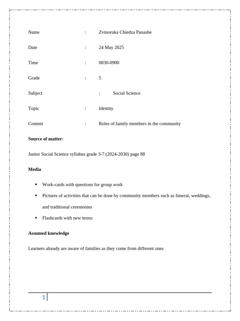 Daily Lesson Plan Science | PDF | Learning | Cognitive Psychology