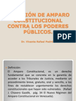 La Acción de Amparo Constitucional Contra Los Poderes