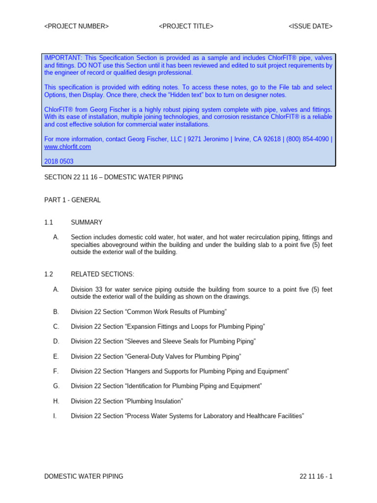 Gfps Us Specification GF ChlorFIT-CSI Format Specification en | PDF ...