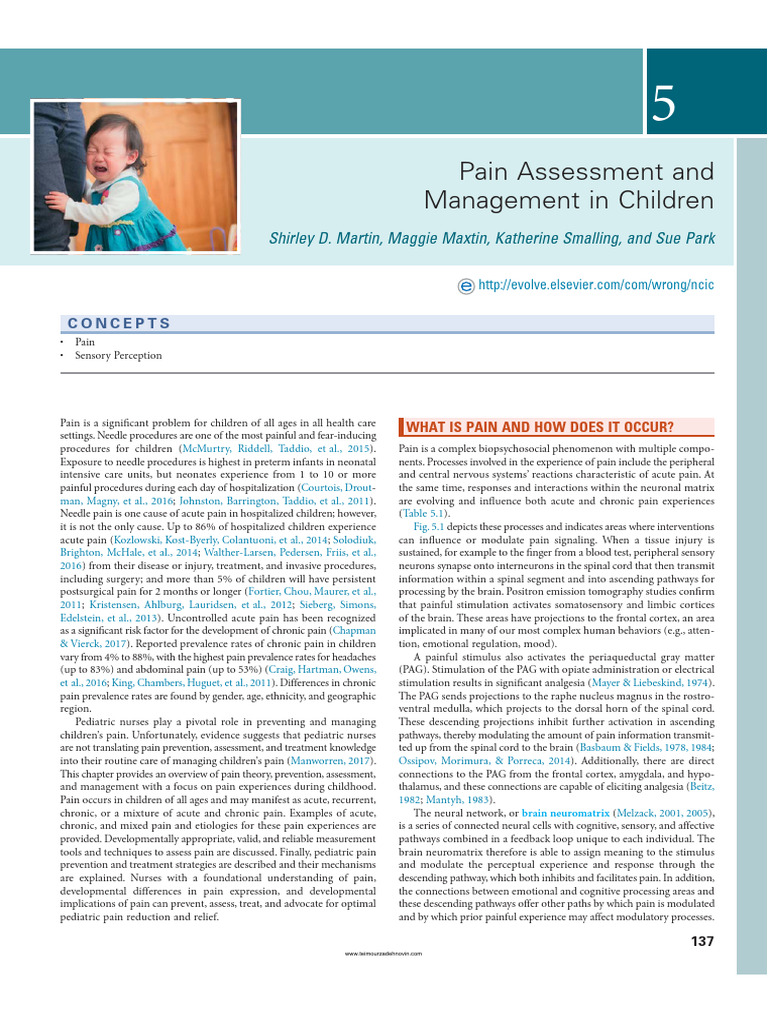 Pediatric Pain Assessment and Management | PDF | Pain | Migraine
