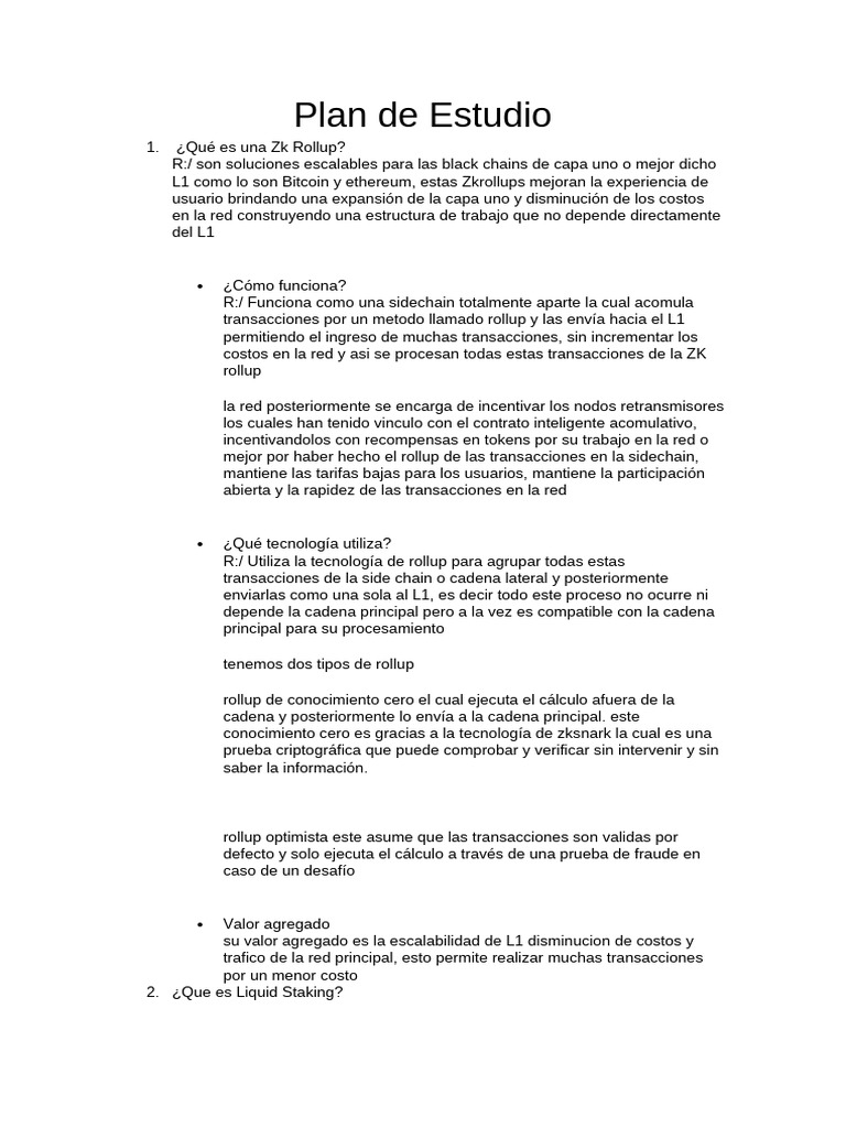 Plan de Estudio | PDF | Ciencias de la Computación | Informática