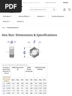 Hex Screw and Wrench Size Chart | PDF | Screw | Machining