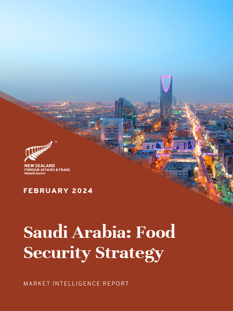 Saudi Arabia Food Security Strategy Report | PDF | Agriculture | Saudi ...