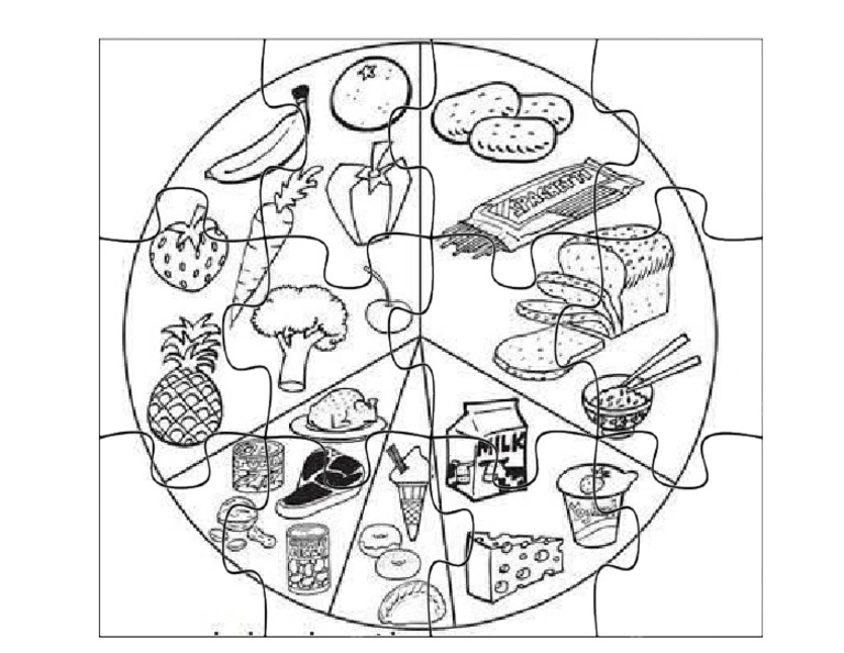 Rompecabezas Comida Saludable | PDF