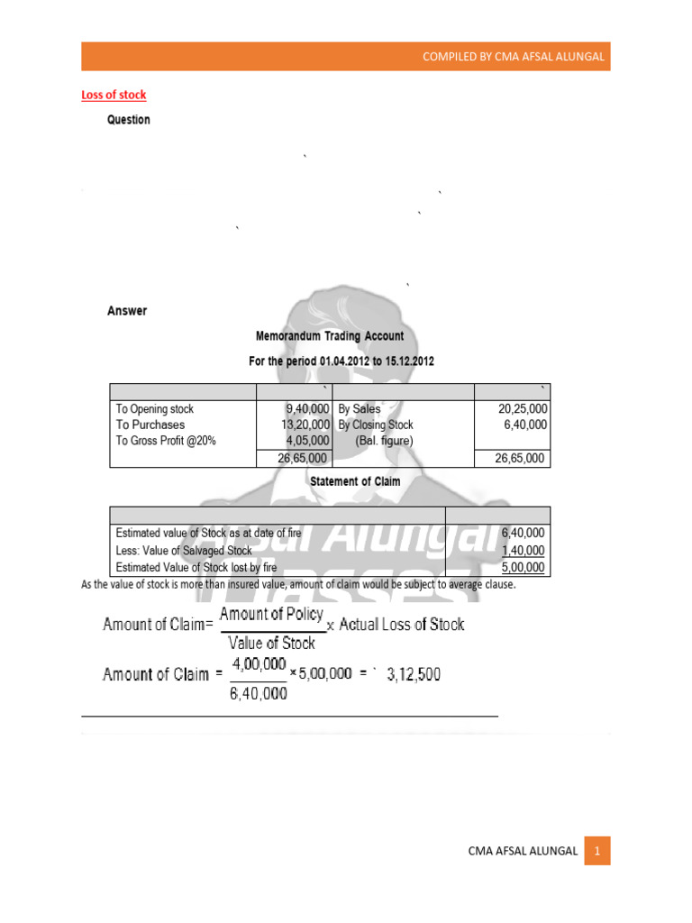 Financial Accounting Marathon Notes 2025 | PDF | Depreciation | Going ...
