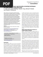 Download Affinity Selection-mass Spectrometry Screening Techniques for Small Molecule Drug Discovery by Fbio Teixeira da Silva SN87134471 doc pdf