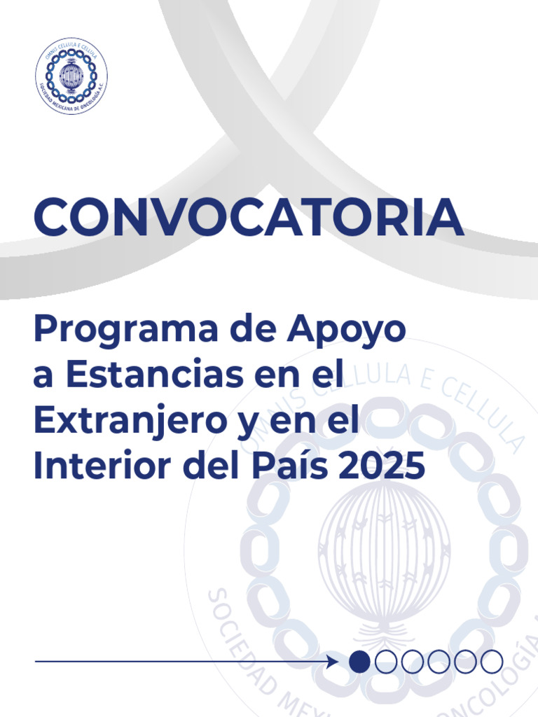 CONVOCATORIA Programa de Apoyo A Estancias en El Extranjero y en El ...