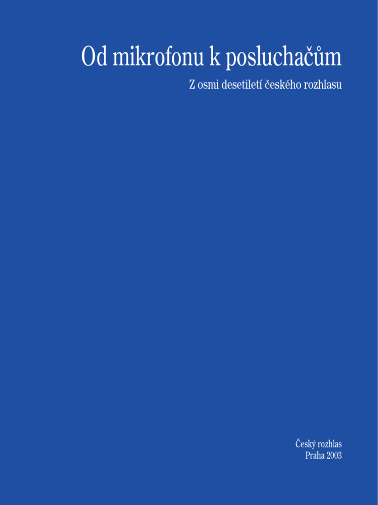 Cesky Rozhlas-Historie | PDF