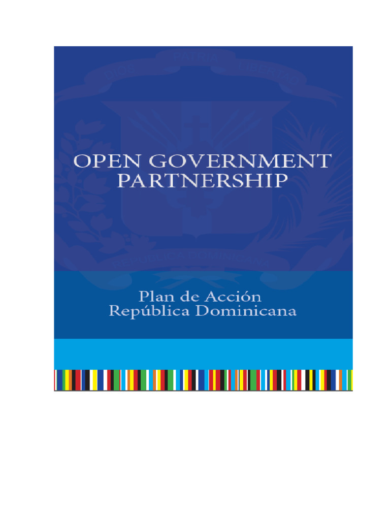 Tercer Plan de Accion | PDF | Responsabilidad | Gobierno E