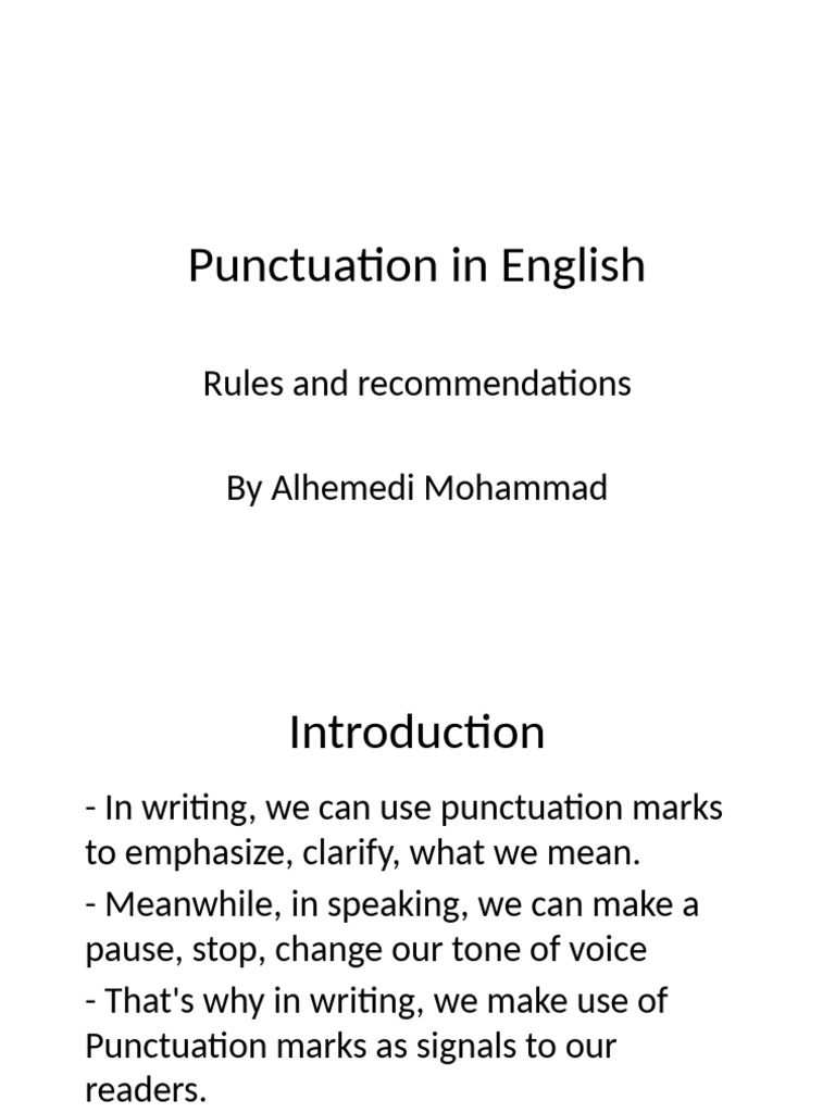 Essential English Punctuation Guide | PDF | Punctuation | Comma