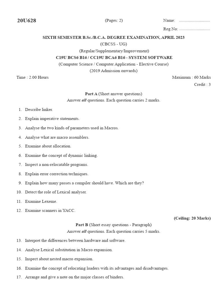 Bcs6 B16a Bca6 B16a System Software 1 Pdf Macro Computer