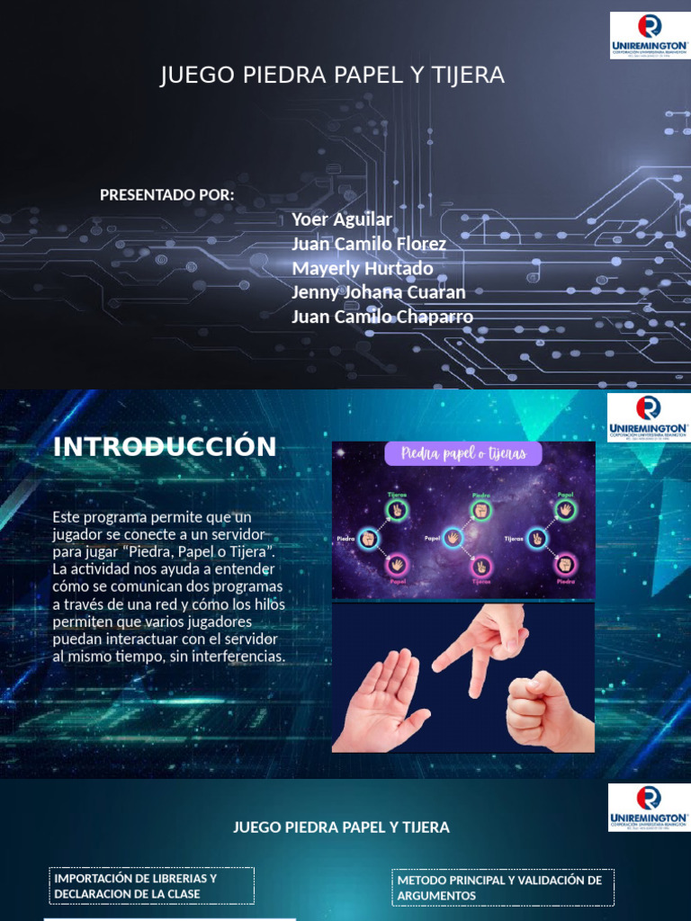 Juego Piedra Papel y Tijera | PDF