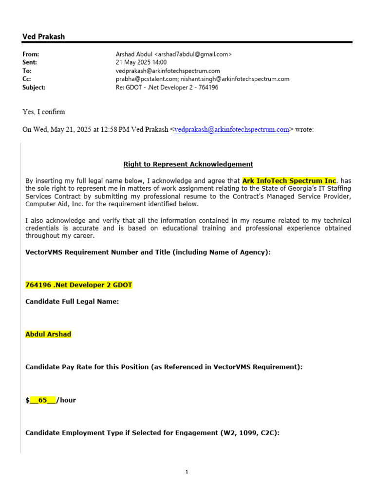 RTR Abdul Arshad | PDF