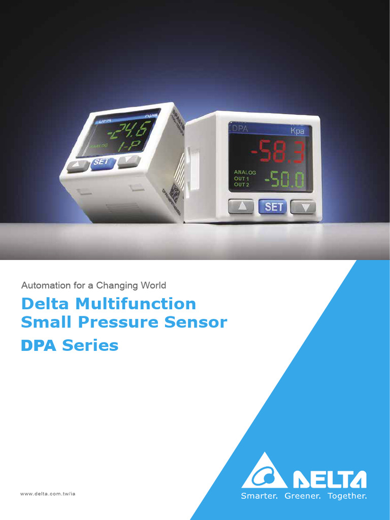 Delta DPA Series Pressure Sensor Overview | PDF | Bipolar Junction ...