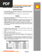 Ficha Técnica de Shell Omala 220 | PDF | Engranaje | Lubricante