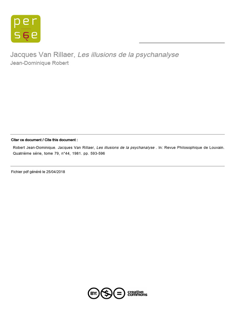 Illusions de la psychanalyse analysées | PDF | Psychanalyse | Sigmund Freud