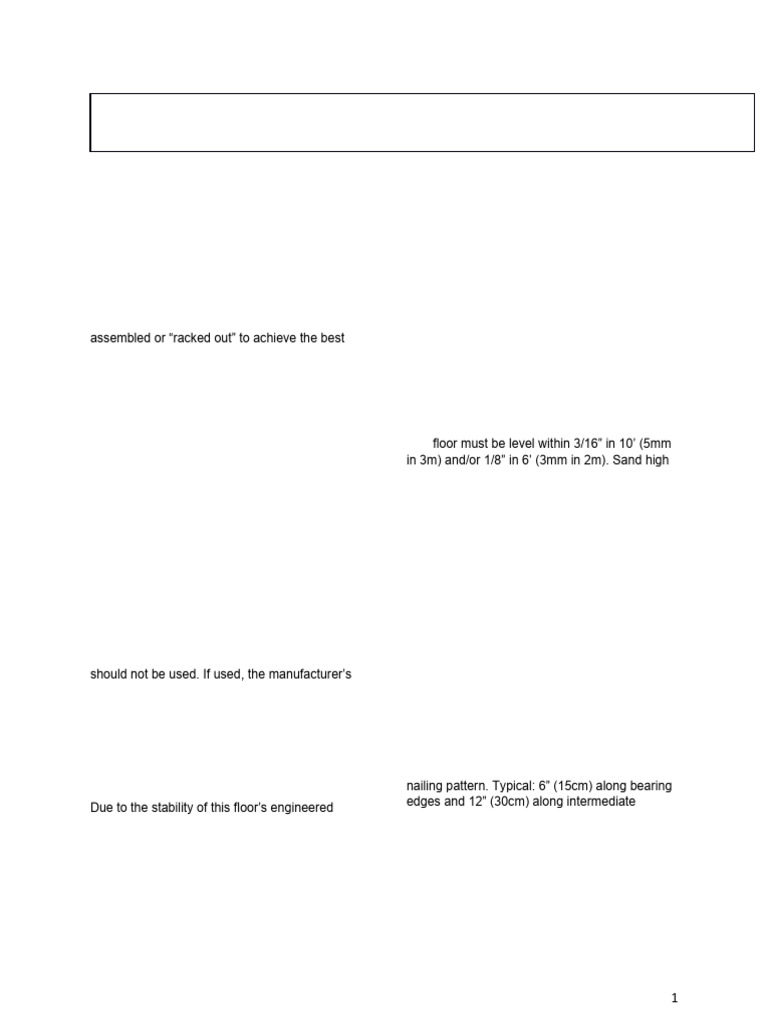Engineered Installation Warranty April 2020 Final 1.1 | PDF | Flooring ...