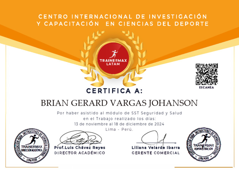 Brian Gerard Vargas Johanson Ss Seguridad | PDF