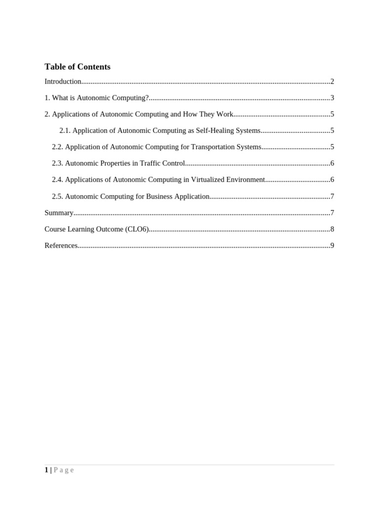 Autonomic Computing Overview and Applications | PDF | Computing | System