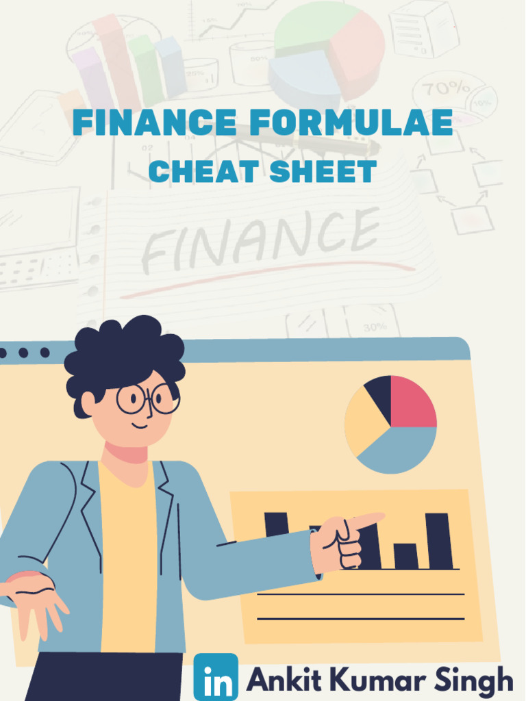 Essential Finance Formulae Cheat Sheet | PDF | Cost Of Capital | Investing