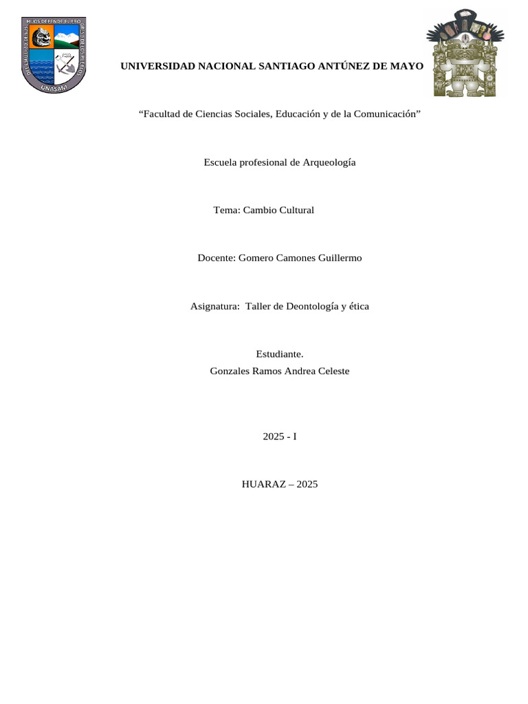 Cambio Cultural | PDF | Interculturalidad | Educación en artes liberales