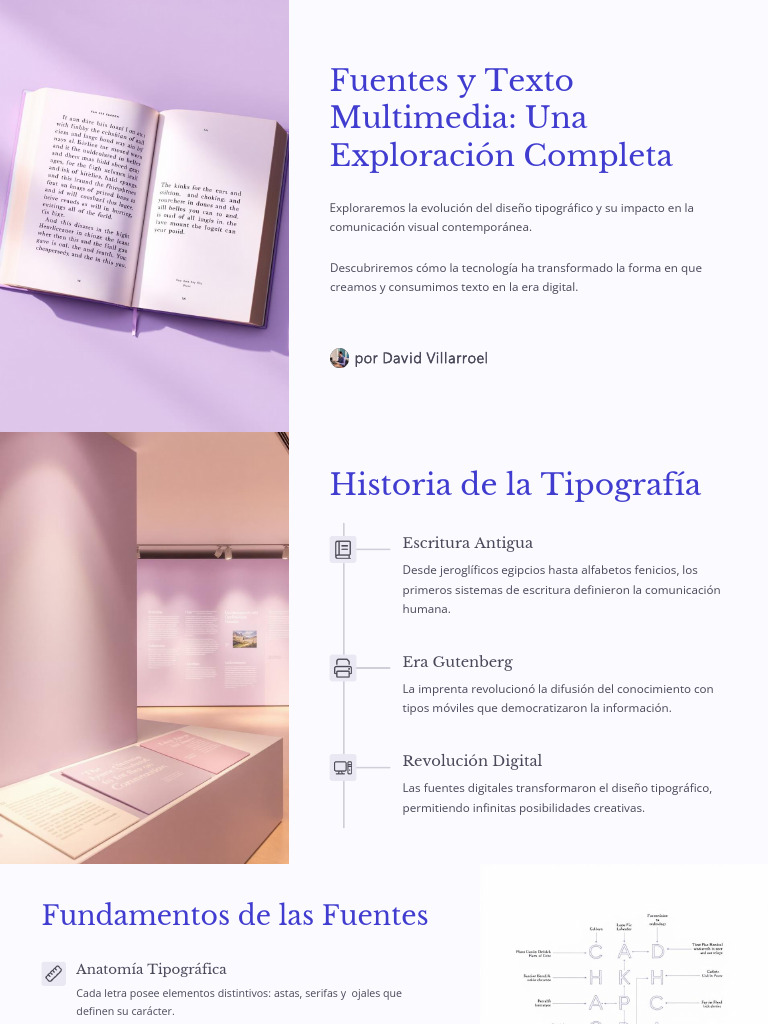 UNIDAD 1 - Fuentes y Texto Multimedia | PDF | Tipografía | Serif