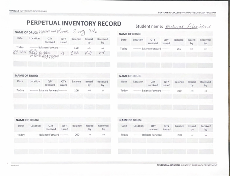 Perpetual Inventory | PDF