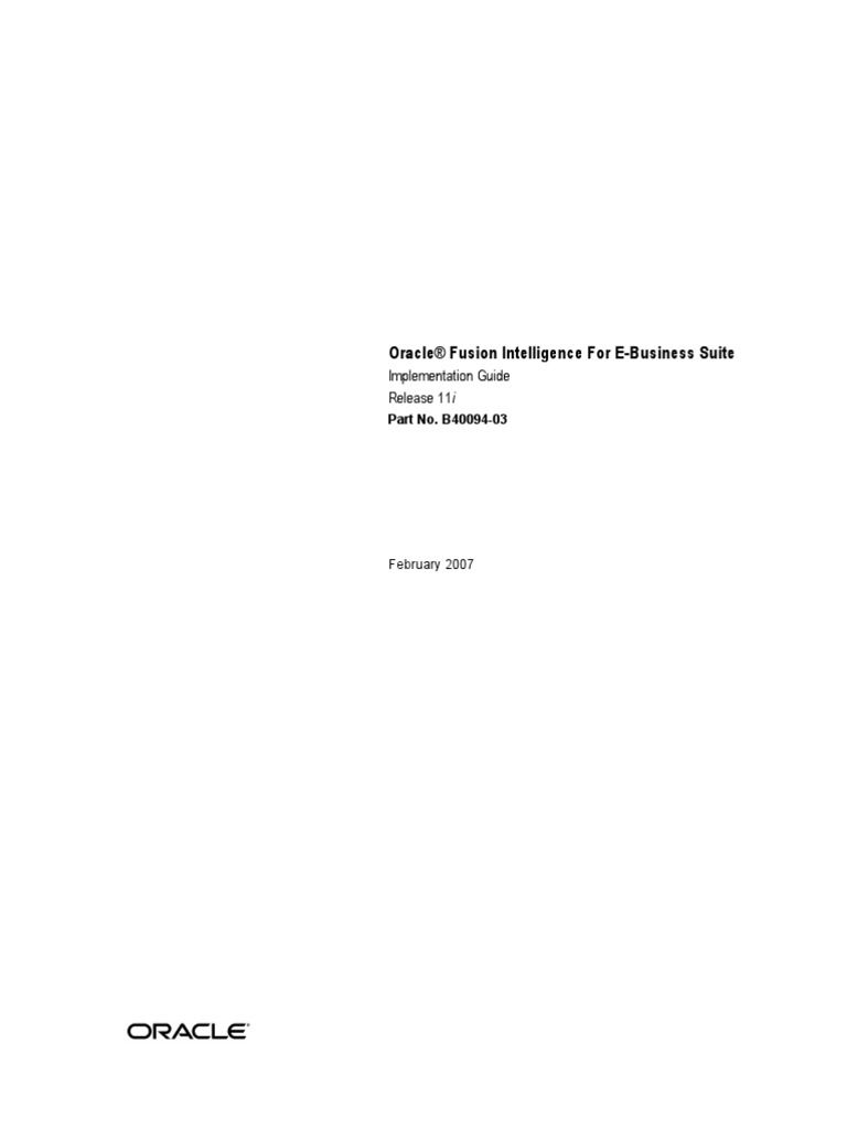 Ebs Integration With Obiee Pdf Business Intelligence Oracle Database