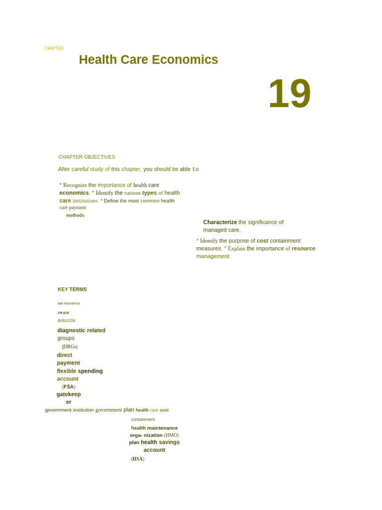Understanding Health Care Economics | PDF | Medicare (United States ...