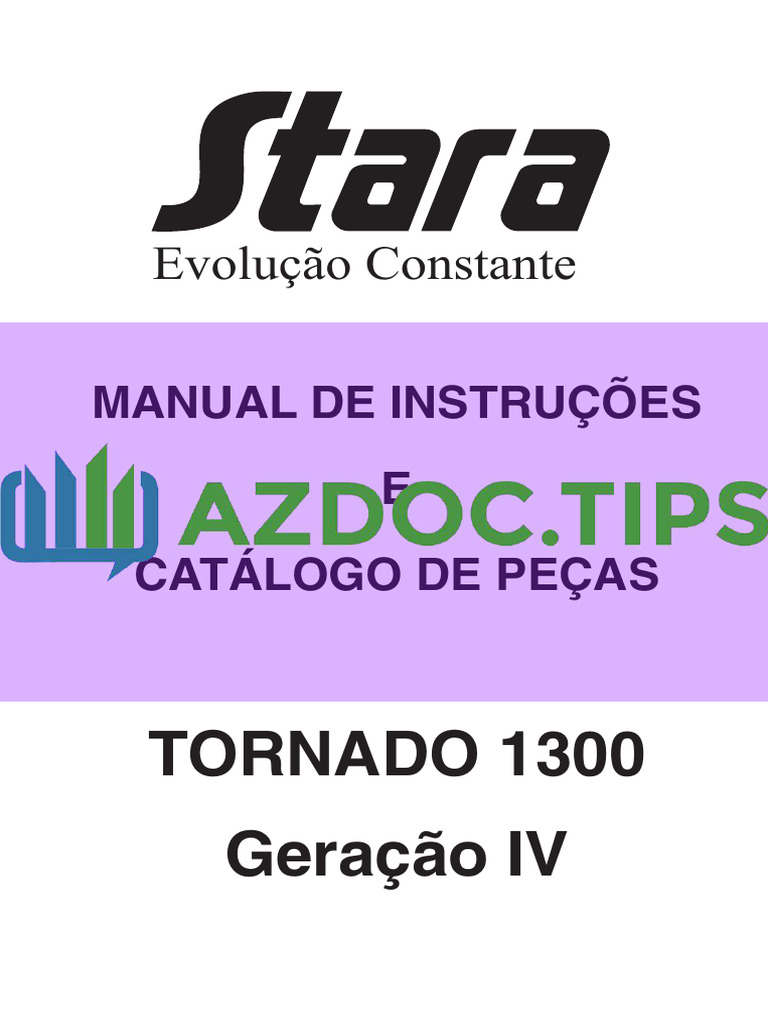 Azdoc - Tips Manual Distribuidora de Calcario Stara | PDF | Trator