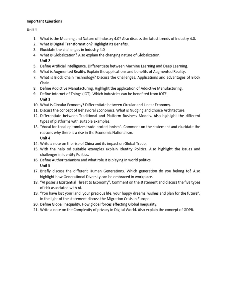 Key Concepts in Industry 4.0 and Beyond | PDF