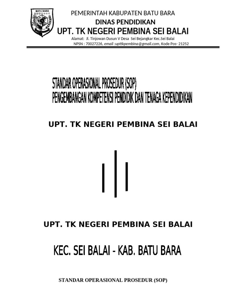 SOP Pengembangan Kompetensi Pendidik | PDF