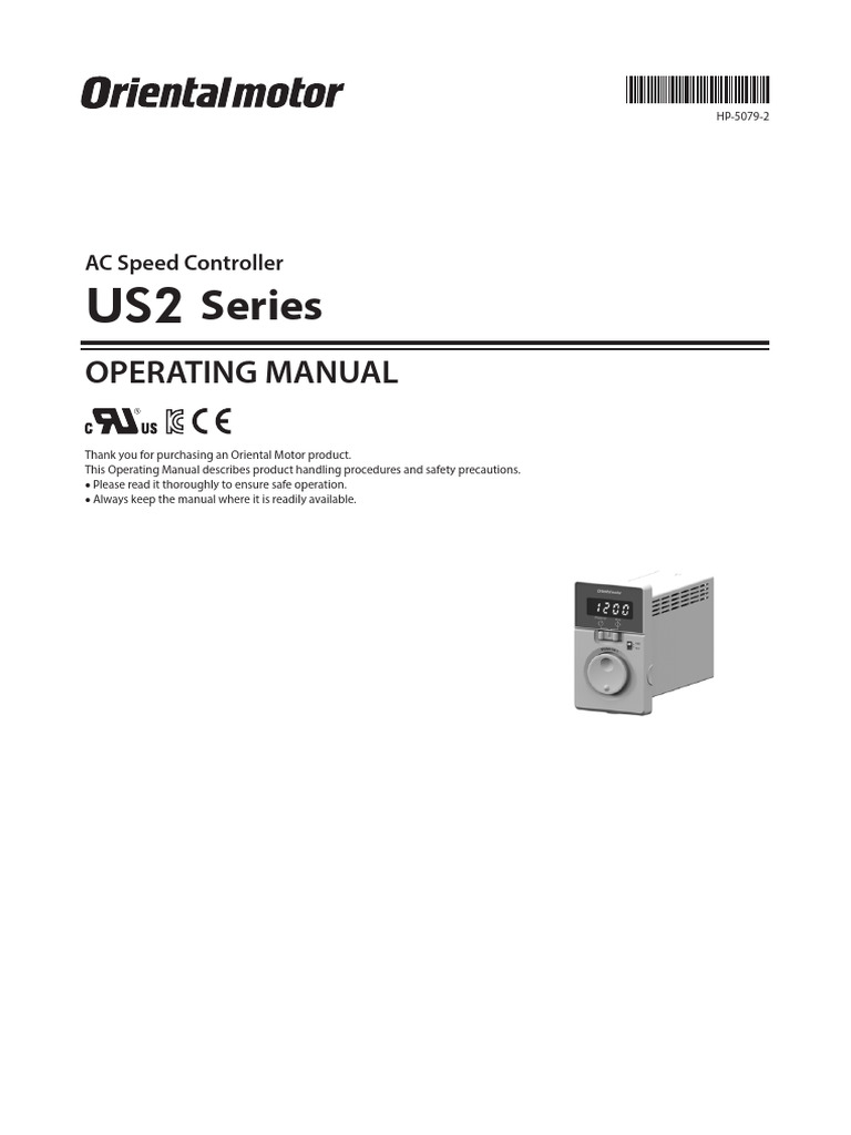 US2 Series AC Speed Controller Manual | PDF | Power Supply ...