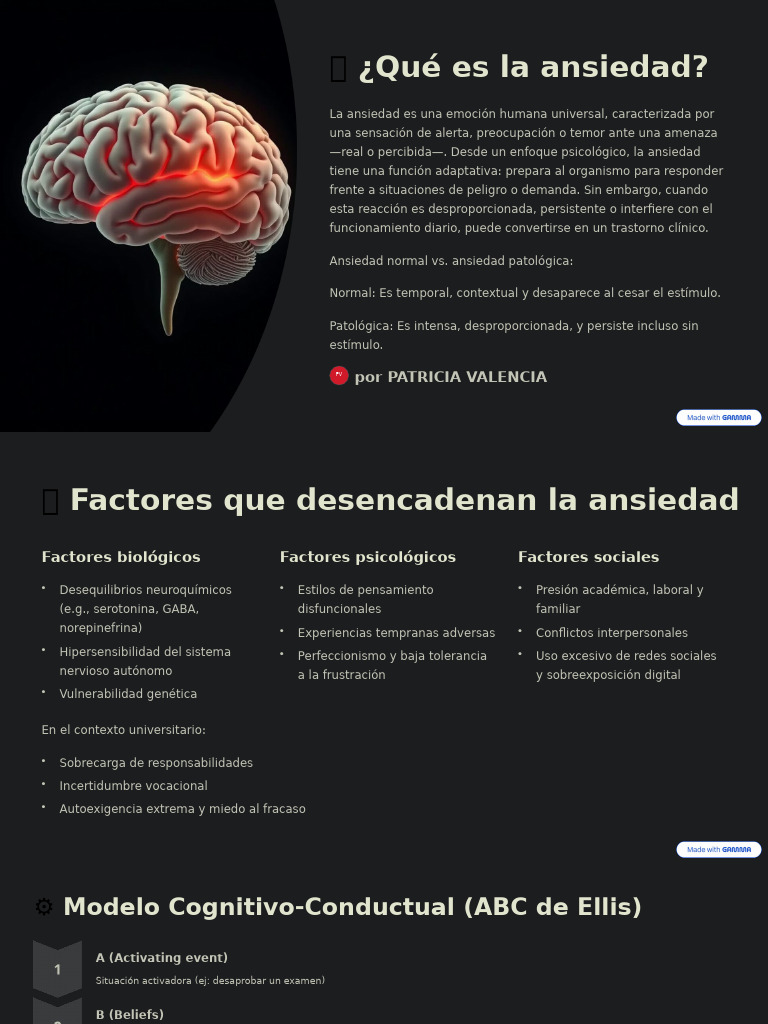Que Es La Ansiedad | PDF | Ansiedad | Sicología