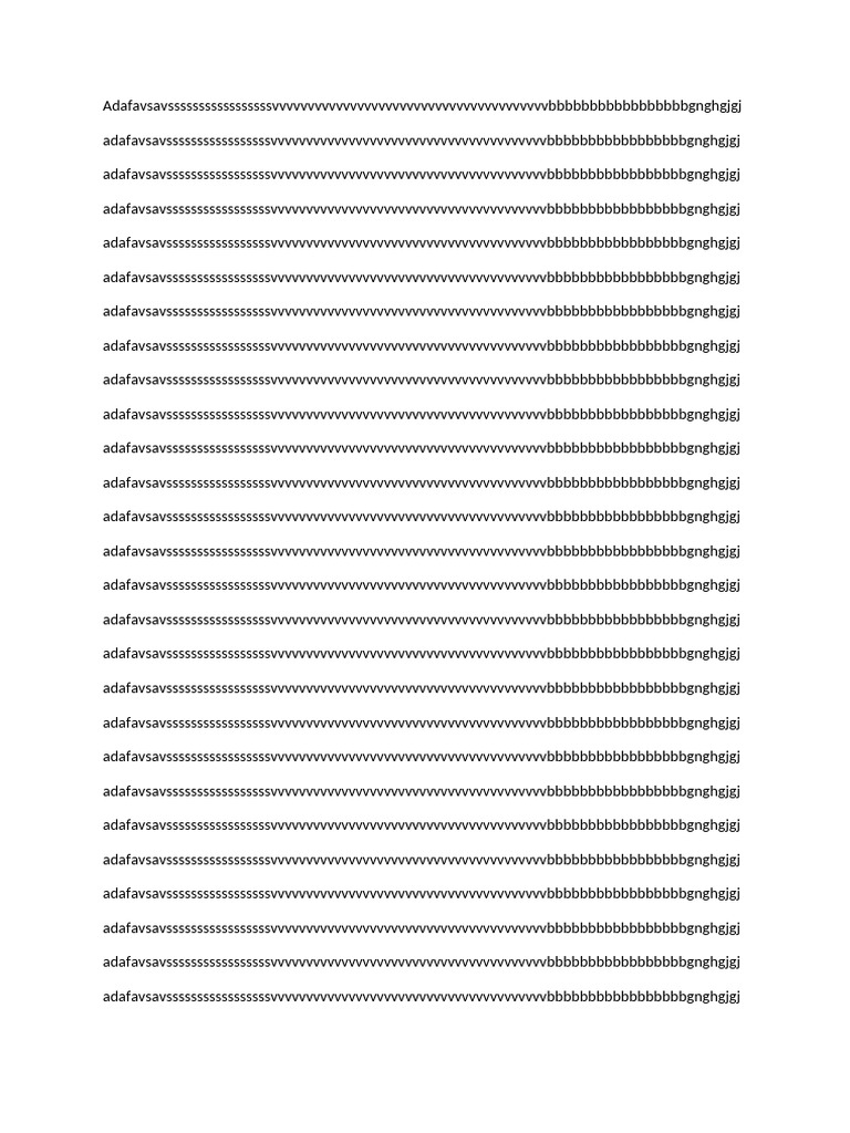 Text Repetition Analysis Document | PDF