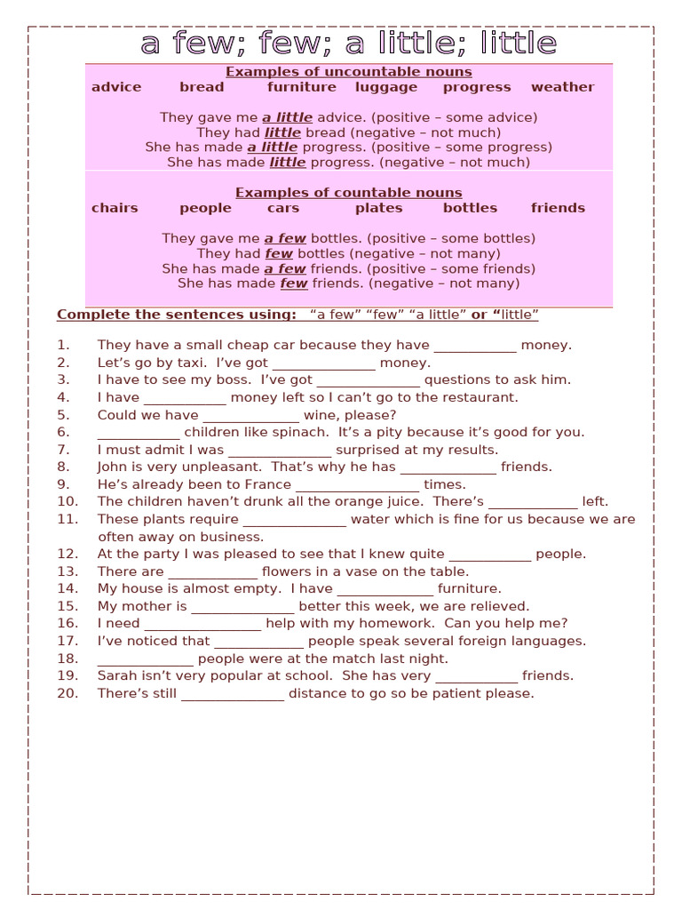 Nok Few-A-Few-Little-A-Little-Grammar-Guides | PDF
