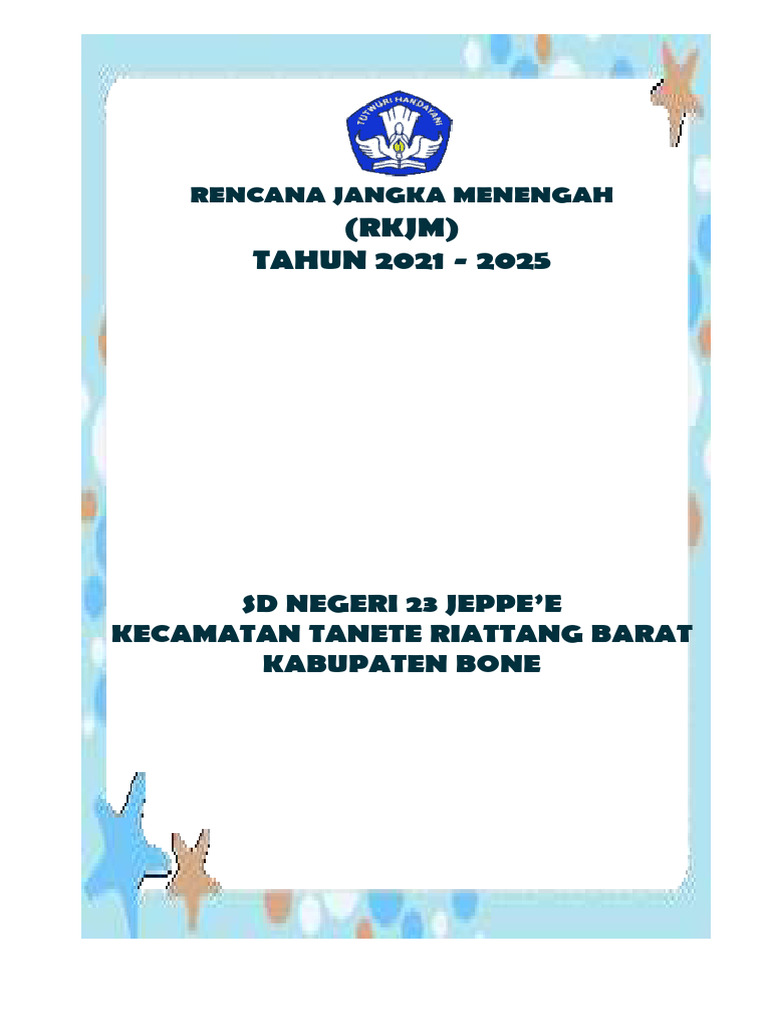 RKJM SD Negeri 23 Jeppe’e 2021-2025 | PDF