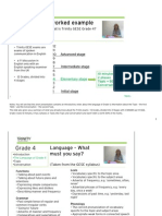 Grade 4 GESE Exam Topic and Language Points