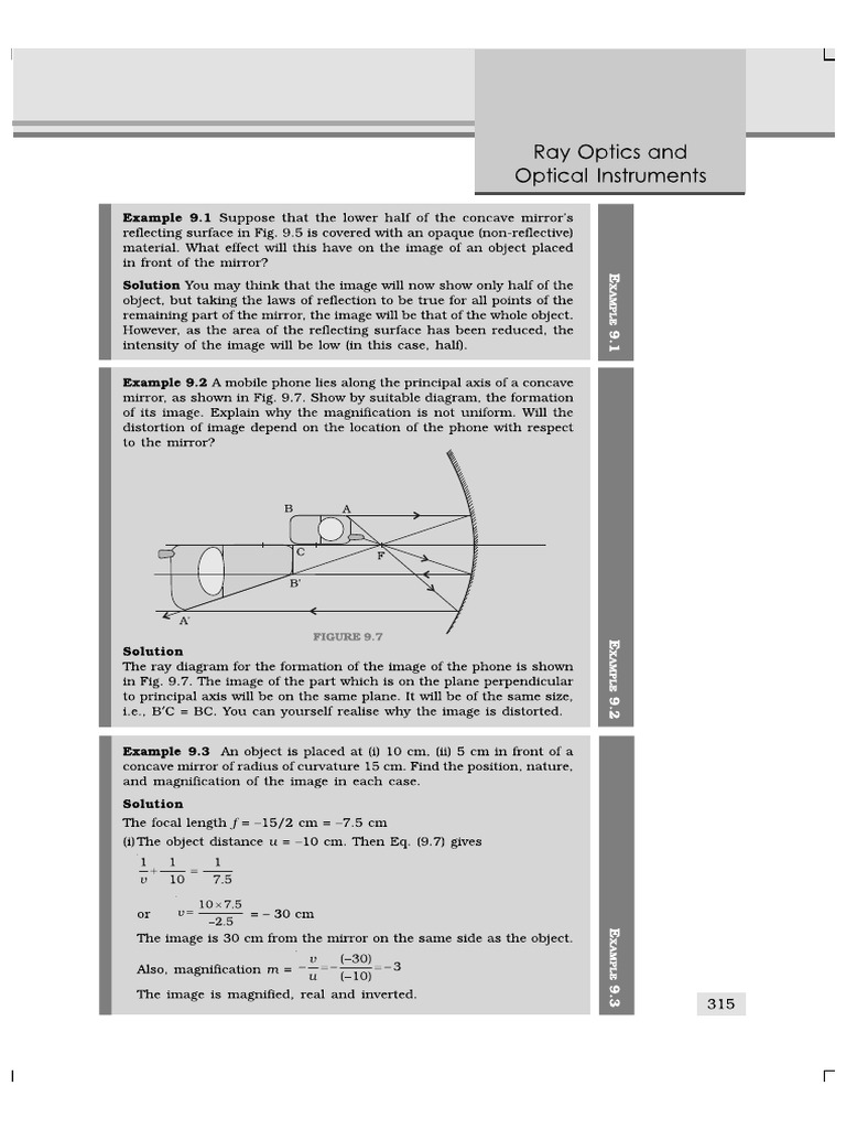 Ray Optics and Optical Instruments 3 | PDF