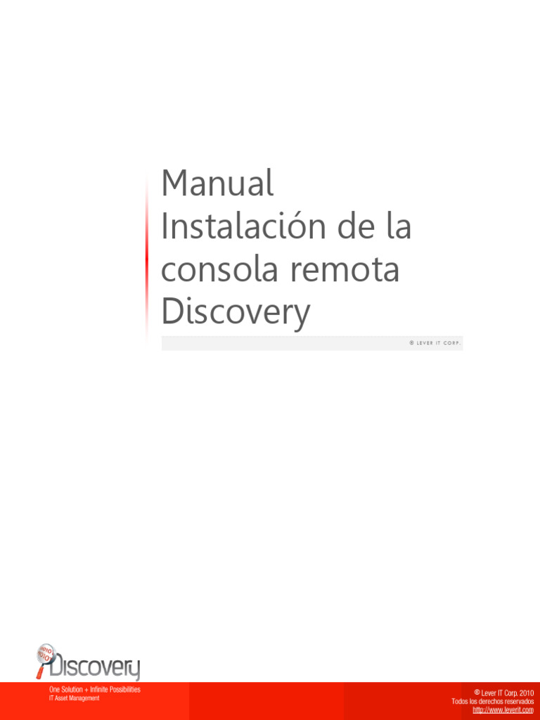 Bcpro108 Instalacion Consola Discovery Es | PDF | Windows 7 | Microsoft ...