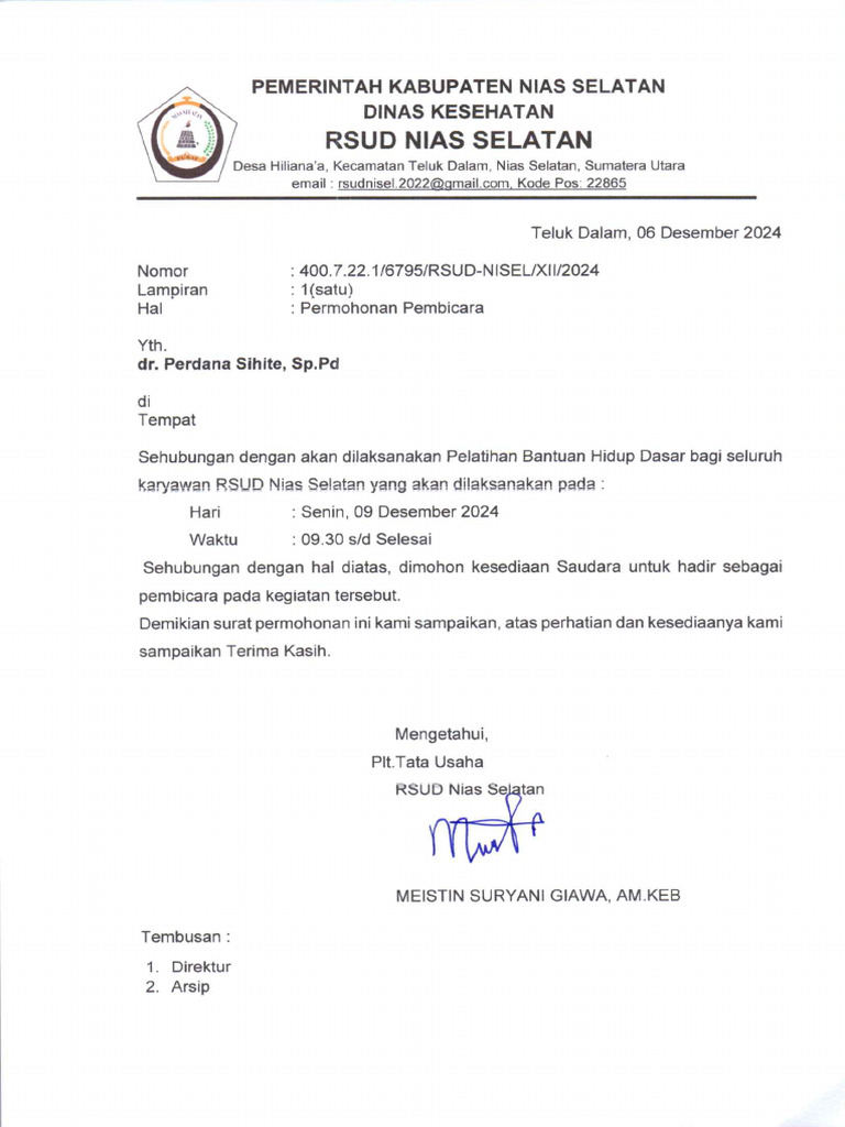 Kps 8.1 Pelatihan BHD | PDF