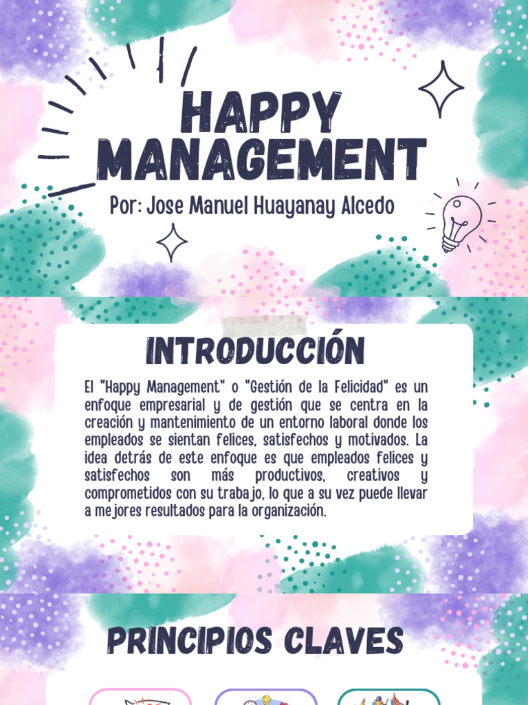 Happy Management: Clave del Éxito Empresarial | PDF | Bienestar | Business
