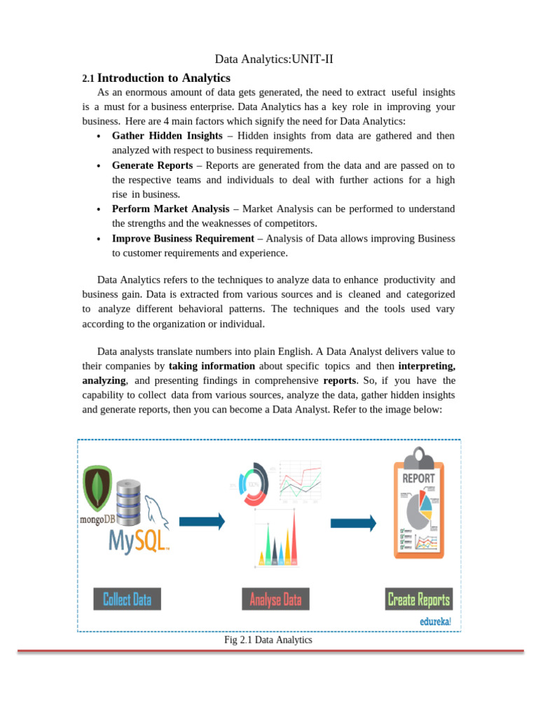 Understanding Data Analytics Techniques | PDF | Relational Model ...